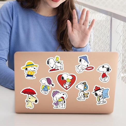 100 قطعة من ملصقات الكلاب الكرتونية اللطيفة، ملصقات من الفينيل مضادة للماء للكلاب من Kawaii لزجاجات المياه وأجهزة الكمبيوتر المحمولة، هدية مضحكة للأطفال والمراهقين والبالغين in Saudi Arabia