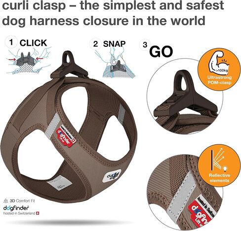 Vest Harness curli Clasp Cord Tan L in Kuwait