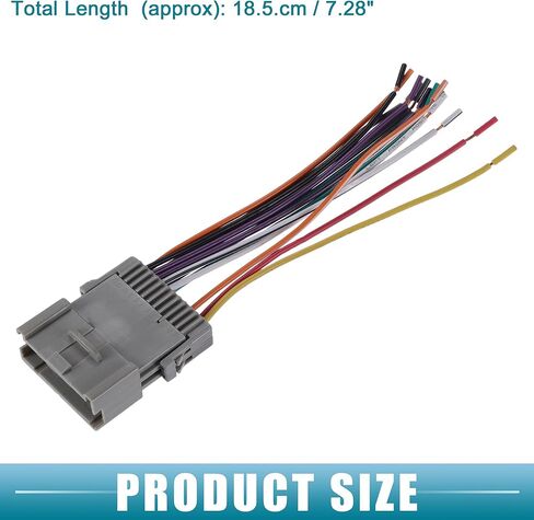 Stereo CD Player Radio Wiring Harness W/Antenna Adapter 13 Pin Wire Harness for Chevrolet Blazer 2003 2005 in Saudi Arabia