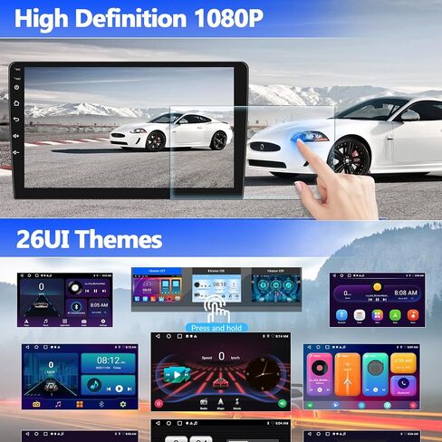 SIXWIN 4G+64G Android 13 Car Stereo for Hyundai Santa Fe IX45 2013-2017 9 Inch Touch Screen with CarPlay Android Auto Mirror Link UI Bluetooth FM GPS Navigation WiFi FM SWC Shot Cut Backup Camera MIC in Saudi Arabia