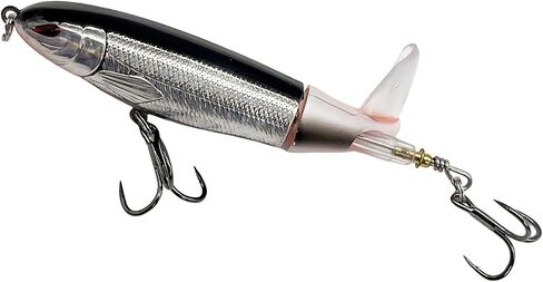 Bestac Topwater Fishing Lures Set Popper Lures for Bass Catfish Pike Perch Bass Lures with Floating Rotating Tail Artificial Hard Bait Multiple Colors in Saudi Arabia
