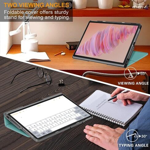 Case Compatible with Lenovo Tab Plus (TB351FU) 11.5 inch 2024 Cover,Slim Stand Back Shell Protective Smart Cover with Auto Wake/Sleep Function,Black in Saudi Arabia