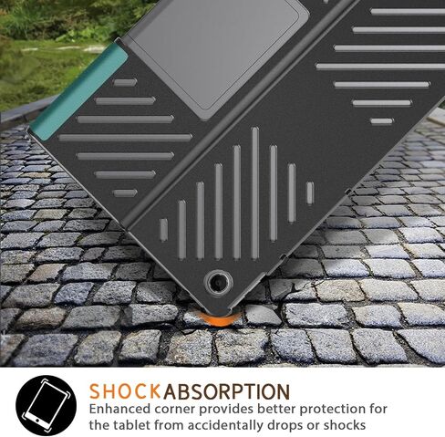 Case Compatible with Lenovo Tab Plus (TB351FU) 11.5 inch 2024 Cover,Slim Stand Back Shell Protective Smart Cover with Auto Wake/Sleep Function,Black in Saudi Arabia