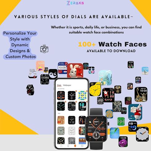 ساعة ذكية بلوتوث أنيقة للنساء والرجال مع مكالمات صوتية ومراقبة صحية لأجهزة Apple iOS وAndroid، شاشة 1.9 بوصة IP68 مقاومة للماء، متتبع اللياقة البدنية، مراقب النوم، إشعارات ذكية (ذهبي) in Saudi Arabia