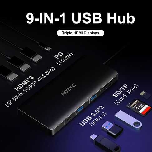 محول USB C إلى HDMI 4K، محول من النوع C إلى HDMI، متوافق مع Thunderbolt 3، وضع بديل DP 1.2/1.4 يدعم 4K 30 هرتز، ثلاثي الأبعاد، نسخة وشاشة ممتدة لأجهزة الكمبيوتر المحمول، Macbook Pro، UHDTV، أخضر in Saudi Arabia
