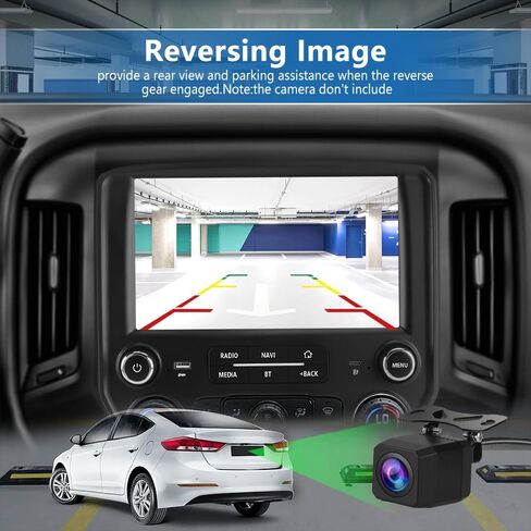 4+64G Car Radio Stereo for Chevy Silverado GMC Sierra 2014-2018 Android 13 Wireless CarPlay Android Auto Bluetooth GPS Navigation in Saudi Arabia