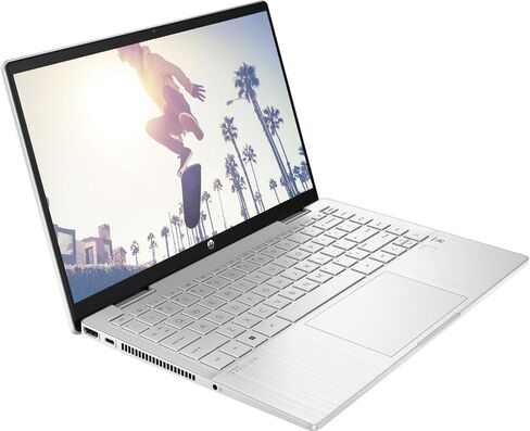 كمبيوتر محمول HP Pavilion x360 School & Business 2 في 1 (Intel i5-1335U 10-Core، ذاكرة الوصول العشوائي 8 جيجابايت، 2 تيرابايت PCIe SSD، Intel Iris Xe، شاشة 14.0 بوصة 60 هرتز تعمل باللمس Full HD (1920x1080)، قلم نشط، Win 11 Pro) مع قاعدة توصيل USB-C in Saudi Arabia