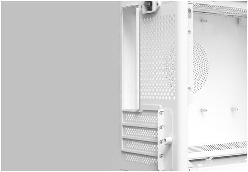 S320 Mini Portable M-ATX/ITX Computer Case, Micro ATX CASE, DIY Desktop Case with Handles, Support 310MM GPU Length (White) in Saudi Arabia