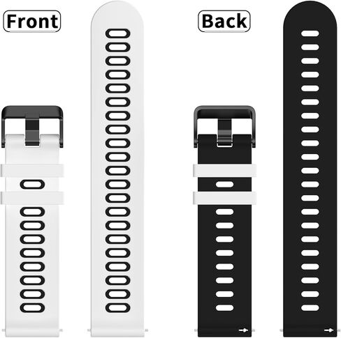 Amzpas Compatible with Coros Pace 2 Watch Band/Coros Apex (42mm), 20mm Quick Release Watch Band Sport Silicone Watch Strap Breathable Wristband for Women Men in Saudi Arabia