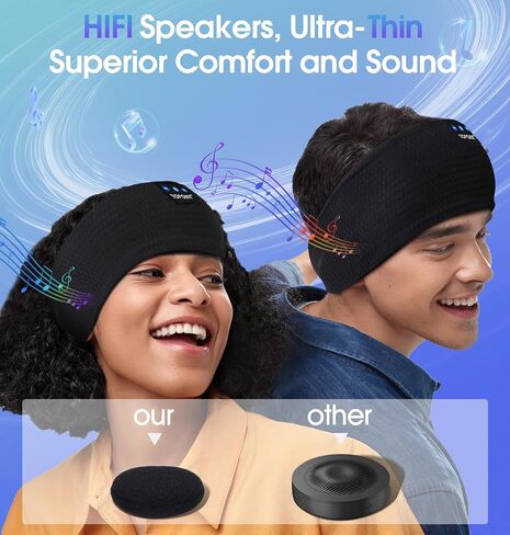 Sleep Headphones Headband Bluetooth 5.4, TOPOINT Sports Headband Earphones Sleeping Bluetooth Wireless with USB C for Women Men Sports Gifts Workout Jogging Yoga Insomnia Air Travel Meditation in Saudi Arabia