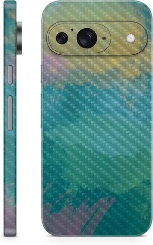 Glossy Glitter Laptop Skin Compatible with Pixel 9 - Cow Hide - Premium 3M Vinyl Protective Wrap Decal Cover - Easy to Apply | Crafted in The USA by MightySkins in Saudi Arabia