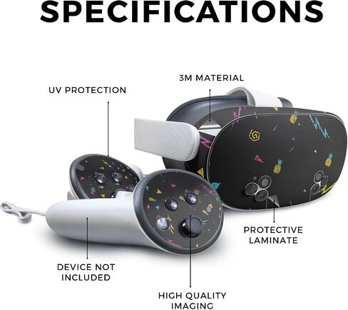 Glossy Glitter VR Skin Compatible with Meta Quest 3S - Green Stone - Premium 3M Vinyl Protective Wrap Decal Cover - Easy to Apply | Crafted in The USA by MightySkins in Saudi Arabia