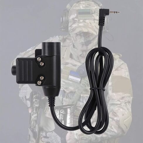 PTT Cable MultiFunctional 2.5mm Single Hole PTT Cable Suitable For ZT/U94 type headset cable & PTT and military standard version plug in Saudi Arabia
