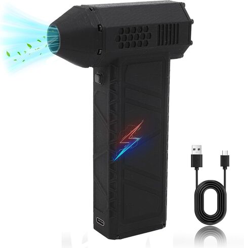 Powerful Portable Electric Jet Blower - 300,000RPM Adjustable, High Temp Resistant, Fast Charging, 16000mAh for Car Computer Keyboard Outdoors in Saudi Arabia