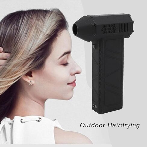 Powerful Portable Electric Jet Blower - 300,000RPM Adjustable, High Temp Resistant, Fast Charging, 16000mAh for Car Computer Keyboard Outdoors in Saudi Arabia