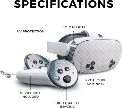 Glossy Glitter VR Skin Compatible with Meta Quest 3S - Viper Western - Premium 3M Vinyl Protective Wrap Decal Cover - Easy to Apply | Crafted in The USA by MightySkins in Saudi Arabia