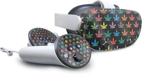 Glossy Glitter VR Skin Compatible with Meta Quest 3S - Viper Western - Premium 3M Vinyl Protective Wrap Decal Cover - Easy to Apply | Crafted in The USA by MightySkins in Saudi Arabia
