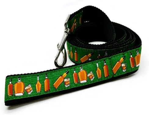 Heavy Duty Bourbon Dog Leash 6 ft - Bourbon Glasses and Bottles Pet Leashes Come in Different Sizes for Pets (Small Leash 6 Foot, 3/4 inch) in Saudi Arabia