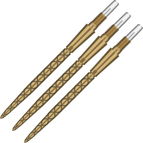 نقاط رمي السهام السويسرية من Target Darts - الماس (فضي، 35 مم) مجموعة من 3 رؤوس - تغيير نقطة السهام، ملحقات السهام الاحترافية، نقاط رمي السهام ذات الأطراف الفولاذية القابلة للتبديل in Kuwait