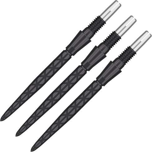 نقاط رمي السهام السويسرية من Target Darts - الماس (فضي، 35 مم) مجموعة من 3 رؤوس - تغيير نقطة السهام، ملحقات السهام الاحترافية، نقاط رمي السهام ذات الأطراف الفولاذية القابلة للتبديل in Kuwait
