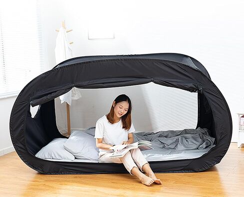 Outdoor Folding Privacy Pop Bed Tent Camping Fully Enclosed Shading Bed Tent for Kids and Adult in Saudi Arabia
