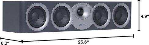 Jamo S7-43C Center Channel Speaker, Blue Fjord - Four 3.3" Woofers + 1" Tweeter - Two-Way Bass Reflex in Kuwait
