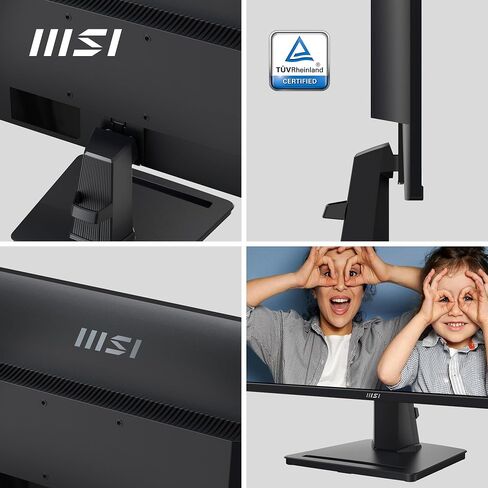 شاشة مكتب الألعاب MSI PRO MP251 E2 مقاس 24.5 بوصة IPS 1920 x 1080 (FHD)، 120 هرتز، مزامنة تكيفية، HDR جاهزة، HDMI، منفذ VGA، منفذ عرض، قابل للتركيب، إمالة، مكبر صوت، 1 مللي ثانية، أسود in Saudi Arabia