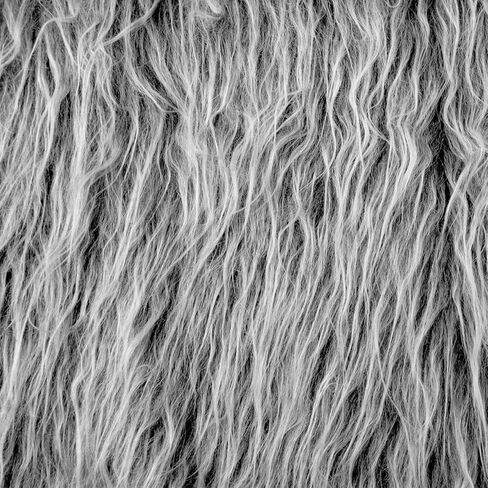 Faux Fur Fabric Christmas Winter Squares Shaggy Fur Fabric Patches White 18x40 Inch for DIY Craft Hobby Halloween Winter Costume Decoration in Saudi Arabia