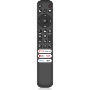 RC813 Remote Control Compatible with TCL Smart TVs Q6/Q7/QM8/S3/S4 Series, for FHD HDR LED UHD QLED Smart TVs