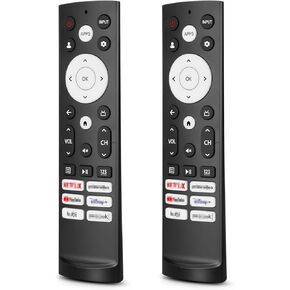 2 PC Replacement Remote Control for All Hisense TV Remote, for Hisense Smart Google TV,for Hisense UHD 4K ULED Google TVs Series(No Voice