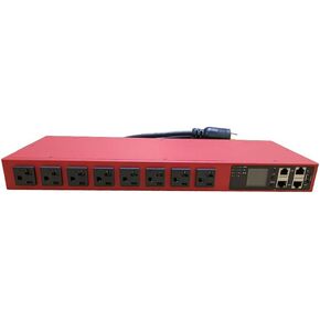 Smart PDU Cabinet Socket 8-Port 20 amps SSH telnet SNMP 485-TCP RTU Programming Development Network Remote Control Room Aging Rack Used… (Monitor and Control snmp telnet SSH Version)
