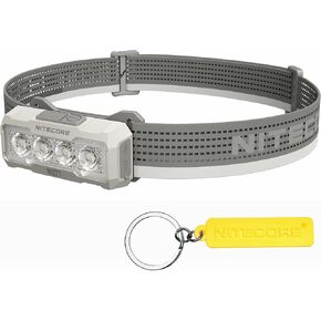 Nitecore NU27 White 600 Lumen Ultra Lightweight Multiple Color Temperatures Outdoor Headlamp USB-C Rechargeable Headlight Tag