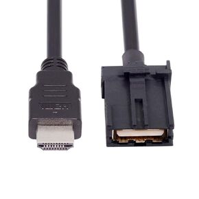 Cablecc High Speed HDMI 1.4 Type E Male to Type A Male Video Audio Cable 1.5M Automotive Connection System Grade Connector
