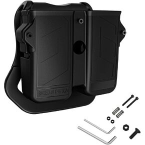 Nylon Magazine Holder Universal Mag Holder Double Magazine Holder for 9mm10mm .40 .45
