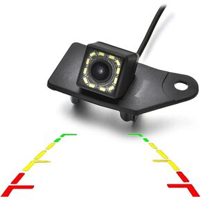 Vlicevrn HD 12 LED Car Rear View Camera Night Vision Backup Parking Camera Waterproof IP68 Vehicle Camera for Mitsubishi ASX / Mitsubishi RVR / Mitsubishi Outlander Sport 2010~2015