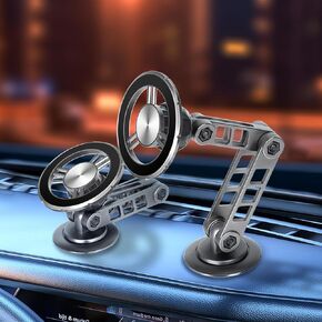 for Magsafe Car Mount for iPhone,Magnetic Phone Holder for Car,Truck,Cell Phone Car Mount,360° Rotation,Strong Magnet,Full Metal,Folding Holder,for iPhone 12,13,14,15 pro max and Android