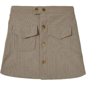 Century Star Skirts for Girls Corduroy Short Mini Skirt Plaid Skirt High Waist Uniform Skirts for Girls A-line Short in Kuwait