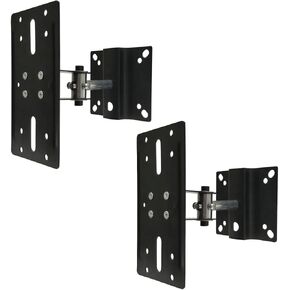 Speaker Mount for Wall and Ceiling, Low Profile Heavy Duty, Hold up to 26lbs, Bracket Universal for Channel Surround Sound and Satellite Speakers (4 Packs)