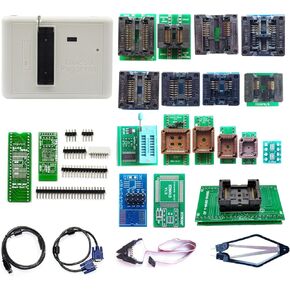RT809H eprom Programmer +19 adapters EMMC-Nand Flash Extremely Fast Universal chip Programmer Kit IC Adapters with Cables ISP Cables TSOP48 TSOP56 CAR/DVD/TV