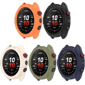 Watch Screen Protector Compatible with Garmin Approach S70 47mm Case, All Around Hard TPU Protective Cover Case Shockproof Bumper for Garmin Approach S70 47mm Accessories (NOT for 42mm) (5-Pack)
