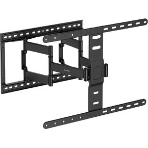 Mount-It! ADA Compliant Ultra Slim Full Motion TV Wall Mount, 1.1" Thin Low Profile Articulating Bracket for 43-90 Inch TVs, Heavy-Duty Swivel, Tilt, and Extend, Max VESA 600x400, 132 lbs Capacity