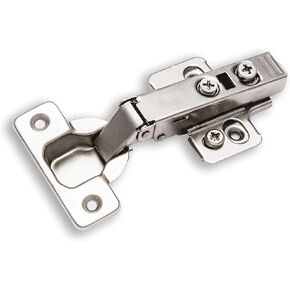 Berta (4 Pieces) Inset Soft Close Frameless Hinges, 110 Degree 6-Ways 3-Cam Adjustment Concealed Kitchen Cabinet Hinges
