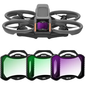 Avata 2 ND Filter Set Accessories, 6 Pack UV CPL ND8 ND16 ND32 ND64 Protection Lens Neutral Density Filters for DJI Avata 2 FPV Drone - Aluminum