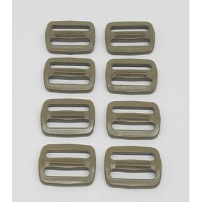 Triglide Strap Adjuster Coyote Brown 1 Inch Lot of Eight