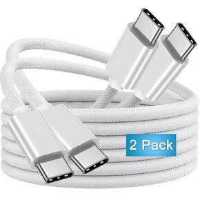 USB C Cable for iPhone 16 Charger Cord, 60W USB C to USB C Cable for Apple, USB Type-C Fast Charger Cable Comaptible with iPhone 15/16 Pro Max Plus, MacBook, iPad Pro/Air/Mini