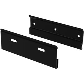 Link2Home Commercial Electric Series Bookshelf Speaker Wall Mounts, No Stud Required, 30 lbs. Weight Capacity, Black Aluminum, Set of 2 Mounts