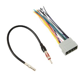 Car Stereo Radio Wiring Harness Antenna Connector Adapter Plug Replacement for Chrysler for Dodge for Jeep, 2pcs