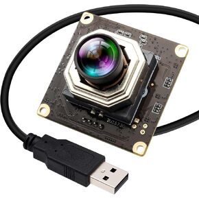 USB Camera Module 4K Autofocus Camera 1080P@120fps High Speed Low Light Camera 12MP Wide Angle No Distortion Lightburn PC Camera for Industrial Inspection Altimeter Microscope 3D Printer