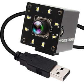 USB Camera Module 4K Autofocus Camera 1080P@120fps High Speed Low Light Camera 12MP Wide Angle No Distortion Lightburn PC Camera for Industrial Inspection Altimeter Microscope 3D Printer