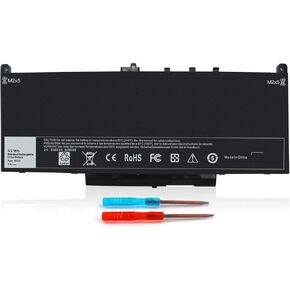 55Wh J60J5 Battery Latitude E7470 Battery Replacement for Dell Latitude E7470 E7270 7470 7270 Ultrabook Series 1W2Y2 01W2Y2 0MC34Y MC34Y 242WD 7CJRC P26S001 P61G001 7.6V